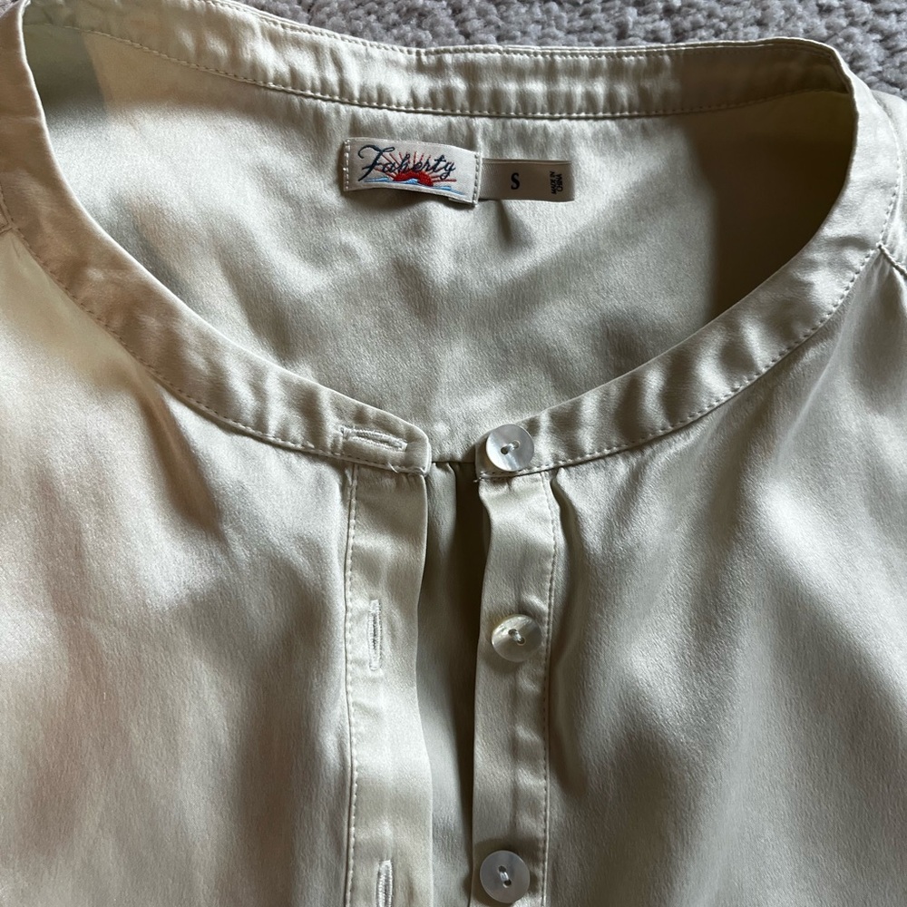 Faherty silk top - Picture 6 of 9
